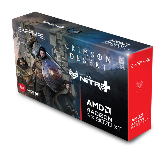 Sapphire Nitro+ Radeon RX 9070 XT OC Crimson Desert Graphics Card, 16384 MB GDDR6 image number 6
