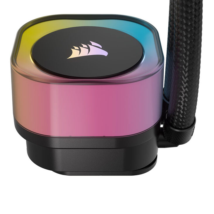 Corsair iCUE LINK H100i RGB AIO Cooler - 240 mm, black image number 4