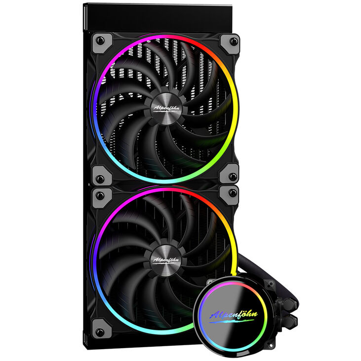 Alpenföhn Gletscherwasser 280 AIO Cooler, ARGB - 280mm, black image number 0