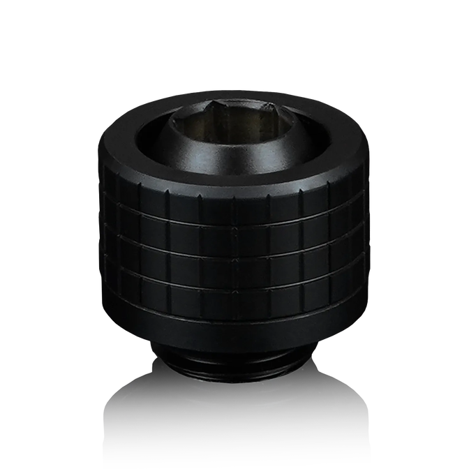 Thermal Grizzly DeltaMate Kompressions-Fitting, Messing, G1/4&rdquo;-Gewinde - schwarz, ST13, 6er-Pack image number 1