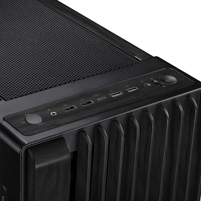 ASUS ProArt PA602 Midi-Tower PC-Geh&auml;use, E-ATX, Echtholz, Tempered Glass &ndash; Schwarz image number 5