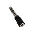 InLine Audio Adapter, 6,3mm Klinke Stecker an 3,5mm Buchse (Stereo) - schwarz image number null