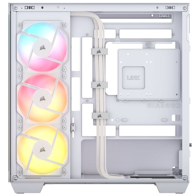 Corsair 2800X RS-R ARGB PC-Geh&auml;use, Mini-Geh&auml;use, mATX, Tempered Glass - inklusive 3x 120-mm-L&uuml;fter, wei&szlig; image number 6