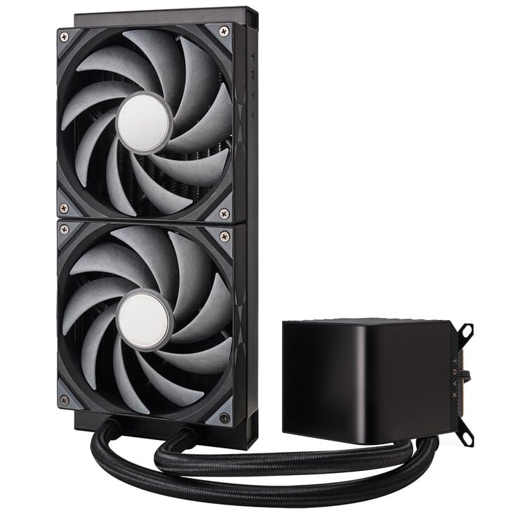 TRYX PANORAMA 280 All-in-One Liquid Cooling, 3D-AMOLED Display – 280mm, Black image number 3