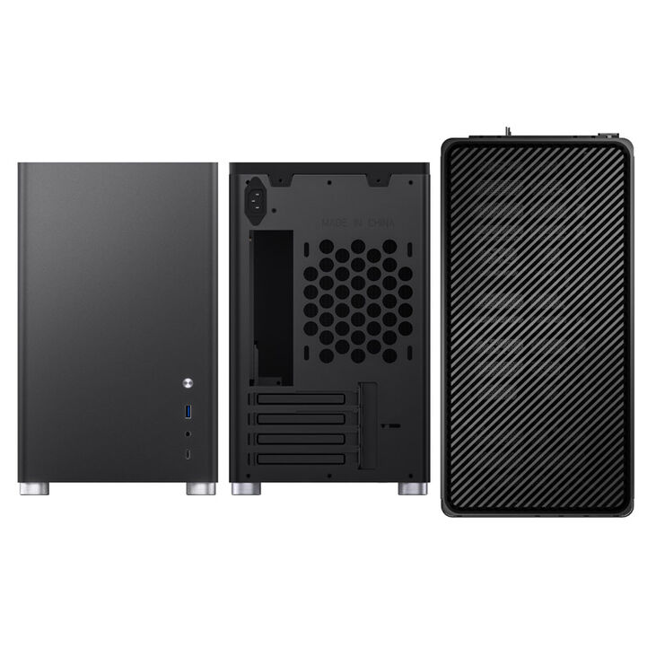 Jonsbo D30 Micro-ATX Case, Tempered Glass - black image number 5