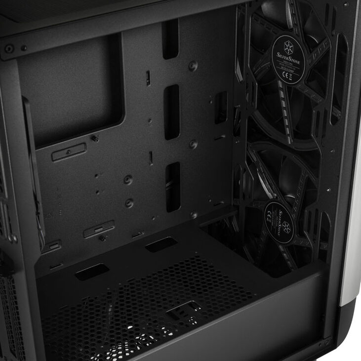 SilverStone Seta A1 Midi-Tower, Tempered Glass - schwarz/silber image number 8