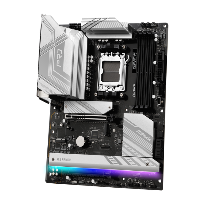 ASROCK B850 Pro RS Mainboard, Sockel AM5, AMD B850, ATX, DDR5 image number 2
