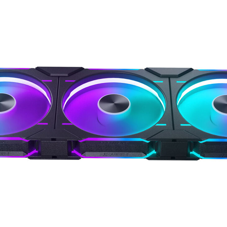 PHANTEKS D30 PWM Reverse Airflow, D-RGB Lüfter, 3er Pack - 140mm, schwarz image number 4