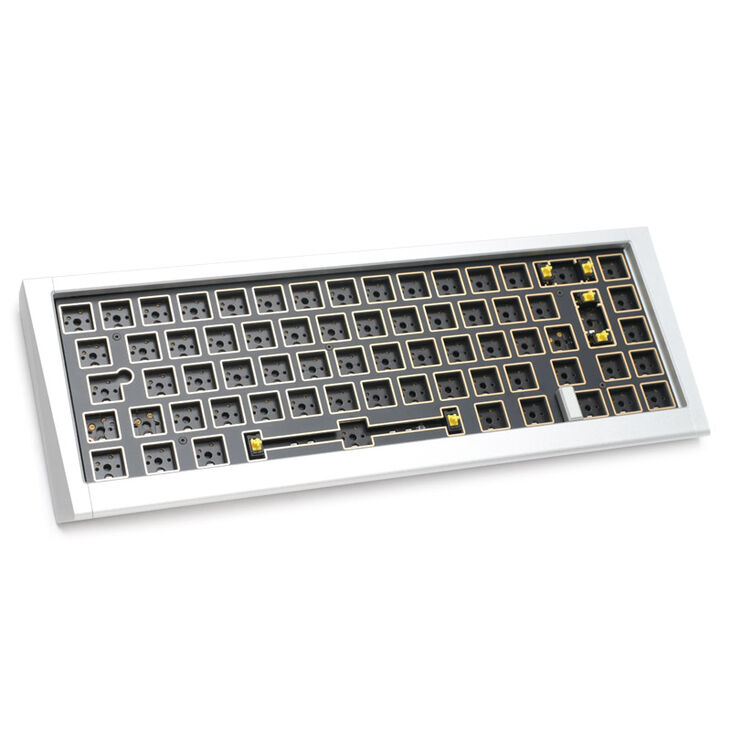 Ducky Outlaw 65 Gaming-Tastatur, Barebone - silber (ISO) image number 1