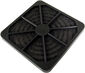 Plastic filter cassette - 92 mm, black