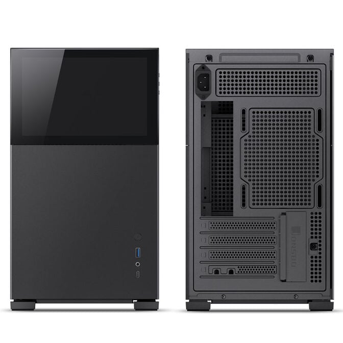Jonsbo D31 Screen Micro-ATX Geh&auml;use, Tempered Glass - schwarz image number 3
