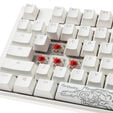 Ducky One 3 Classic Pure White Gaming Tastatur, RGB LED - MX-Red (US) image number null
