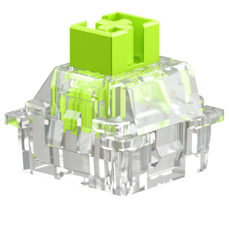Glorious Raptor HE Standard Switch, Hall Effect, Clicky, MX Stem, 55g - Lubed, 36 Pieces image number 1
