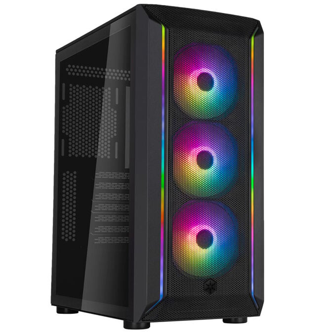 SilverStone Fara 511Z Midi-Tower, Tempered Glass - schwarz image number 0