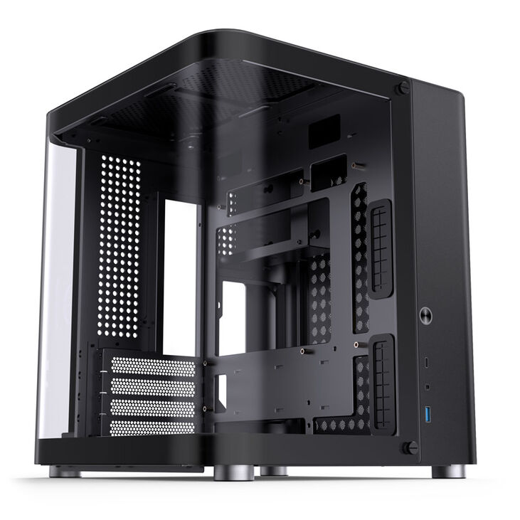Jonsbo TK-1 2.0 Micro-ATX Gehäuse, Tempered Glass - schwarz image number 9