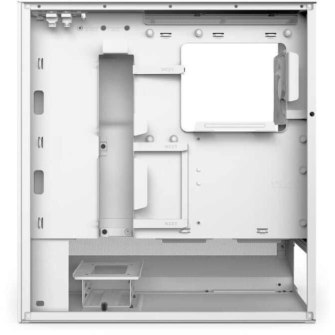 NZXT H5 Flow RGB PC-Geh&auml;use, Midi-Tower, ATX, RGB, Tempered Glass - wei&szlig; image number 10