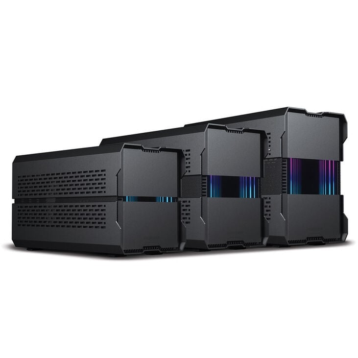 PHANTEKS Evolv Shift XT ITX-Case, ARGB, Tempered Glass - black     + PHANTEKS Revolt SFX 80 PLUS P image number 3