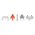 Glorious Fox Switches, Mechanical, 3-Pin, Linear, MX-Stem, 45g - 110 Pieces image number null