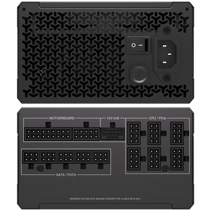 Corsair RMx Series RM1000x power supply 80 PLUS Gold, ATX 3.1, PCIe 5.1 - 1000 Watt image number 6