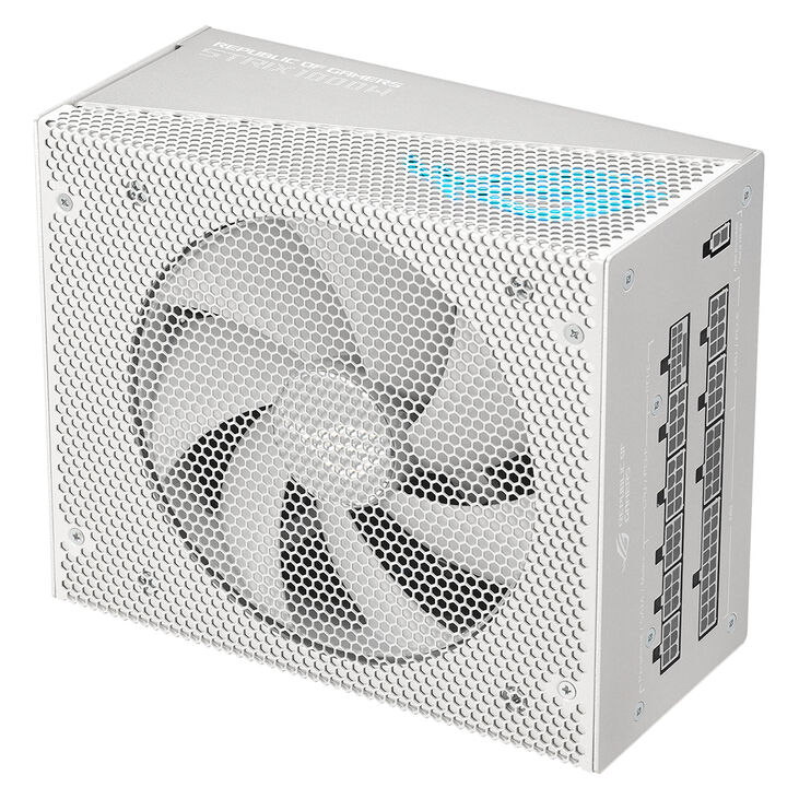 ASUS ROG Strix 1000W Gold Aura, 80 PLUS Gold power supply, modular, PCIe 5.0 - 1000 Watt, white image number 1