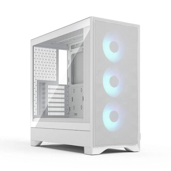 Fractal Design Pop 2 Air TG RGB PC-Geh&auml;use, Midi-Tower, ATX, Tempered Glass - inklusive 3x 120-RGB-mm-L&uuml;fter, wei&szlig; image number 0