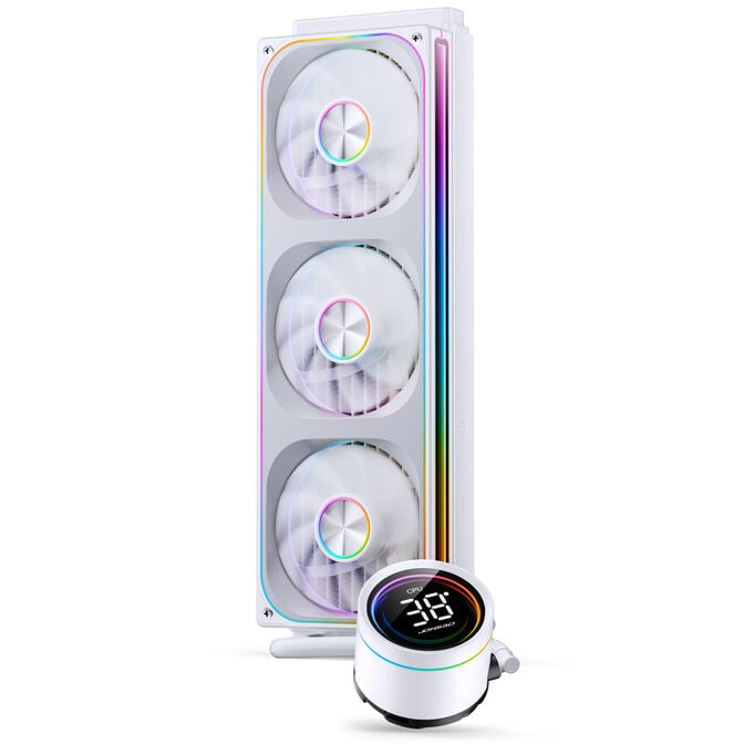 Jonsbo TH-360 AiO Wasserk&uuml;hlung, ARGB, Segmentanzeige - 360mm, wei&szlig; image number 1