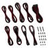 CableMod Classic ModMesh RT Cable Kit ASUS/Seasonic/Phanteks - black/blood red image number null