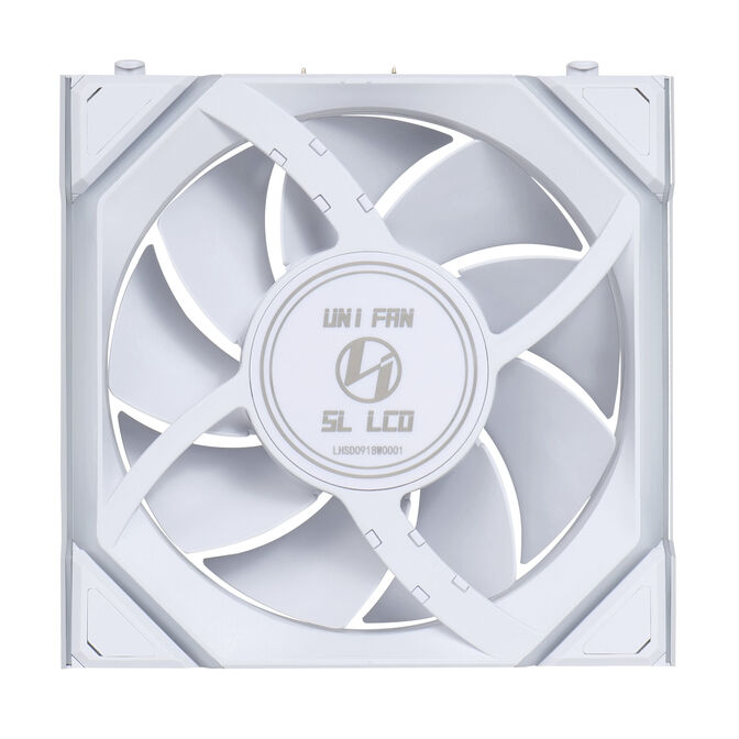 Lian Li UNI FAN SL Wireless LCD Fan, ARGB, PWM, 3-Pack incl. Controller - 120 mm, white image number 6