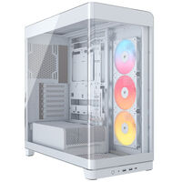 Corsair FRAME 4500X RS-R ARGB PC Case, Mid-Tower, E-ATX, Tempered Glass - White