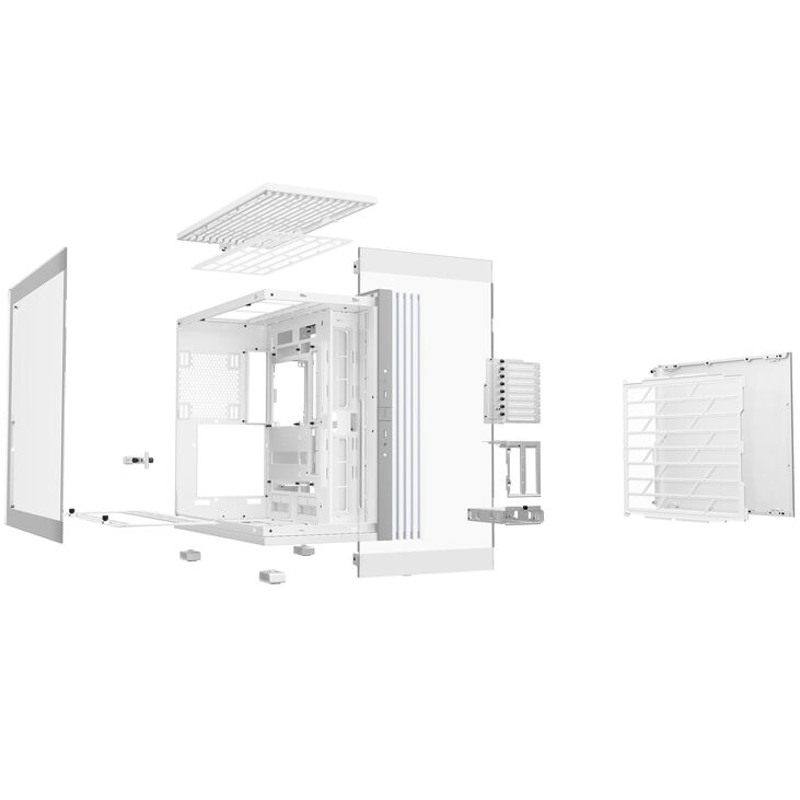 be quiet! Light Base 900 DX Big-Tower, Tempered Glass, ARGB - weiß image number 8