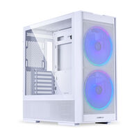 Lian Li LANCOOL 206 Case, Mid Tower, ATX, Tempered Glass - White