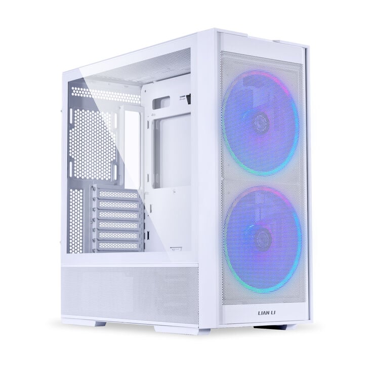 Lian Li LANCOOL 206 Gehäuse, Midi-Tower, ATX, Tempered Glass - weiß image number 0