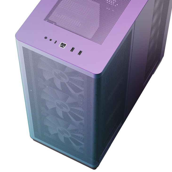 APNX C1 Midi-Tower ATX-Gehäuse, Tempered Glass - ChromaFlair image number 6