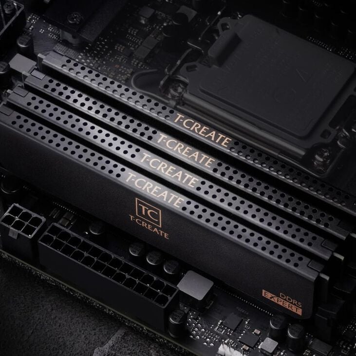 Team Group T-Create Expert DDR5-6000 RAM, CL30, XMP / EXPO - 32 GB Dual Kit, schwarz image number 4