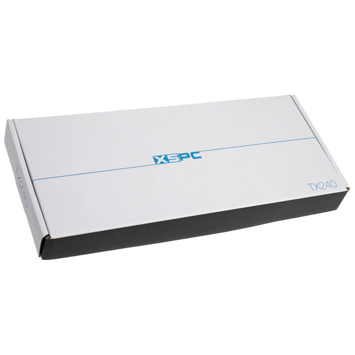 XSPC TX240 Crossflow Ultrathin Radiator - 240mm, schwarz image number 7