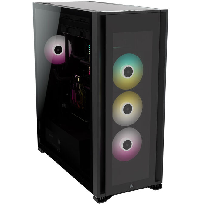 Corsair iCUE 7000X RGB Full Tower, Tempered Glass - black image number 2