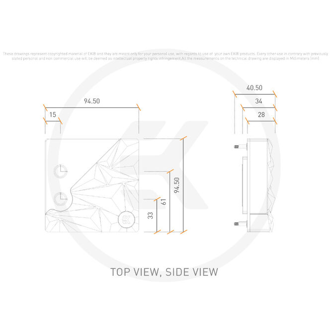 EK Water Blocks EK-Quantum Velocity&sup2; Edge D-RGB - 1700 Silver Special Edition image number 7