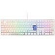 Ducky One 3 Classic Pure White Gaming Keyboard, RGB LED - MX-Clear image number null