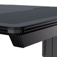 ThunderX3 LAB-X Gaming Desk, Height-Adjustable - Black image number null