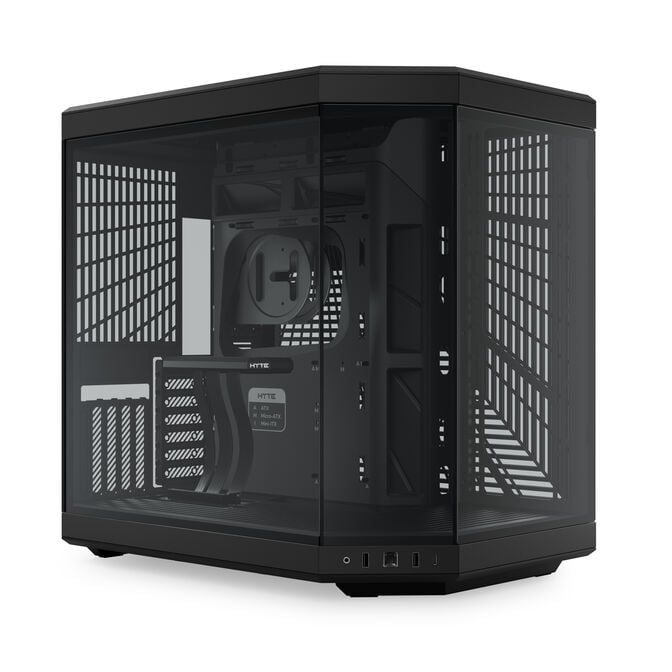 Hyte Y70 Mid Tower - schwarz + FP12 3-Pack & NP50 image number 1