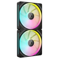 Corsair iCUE Link LX140 RGB, PWM L&uuml;fter, 2er Pack - 140mm, schwarz