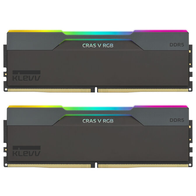 KLEVV CRAS V RGB DDR5-6000 RAM, CL28, XMP 3.0, EXPO - 32 GB Dual-Kit, schwarz image number 0