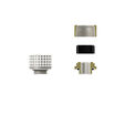 Thermal Grizzly DeltaMate Fitting, Messing, G1/4&rdquo;-Gewinde - nickel, HT14 image number null
