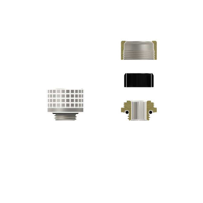 Thermal Grizzly DeltaMate Fitting, Messing, G1/4&rdquo;-Gewinde - nickel, HT14 image number 1