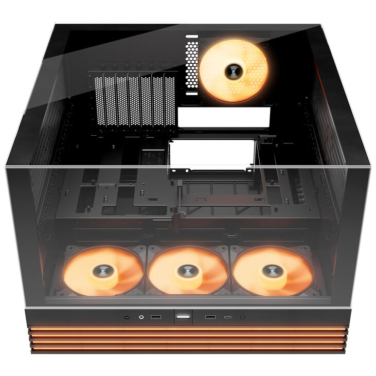 be quiet! Light Base 600 LX Midi-Tower, Tempered Glass, ARGB - schwarz image number 3