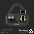 Thermal Grizzly DeltaMate Kompressions-Fitting, Messing, G1/4&rdquo;-Gewinde - schwarz, ST13 image number null