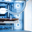 Gaming PC, AMD Ryzen 7 9800X3D, GeForce RTX 5070Ti, 32GB RAM - King Deal image number null
