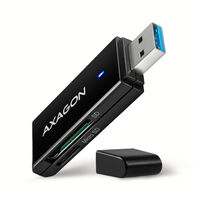 AXAGON CRE-S2N Cardreader USB-A 3.2 Gen 1, SD, microSD - schwarz