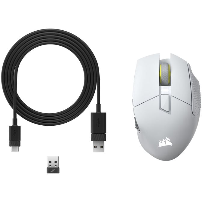 Corsair Scimitar Elite Wireless SE Gaming Mouse - white image number 10