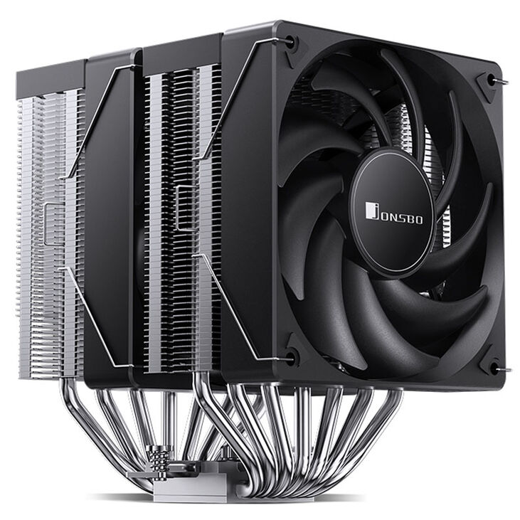 Jonsbo CR-3000 CPU-Kühler, Dual Tower, 120mm - schwarz image number 0
